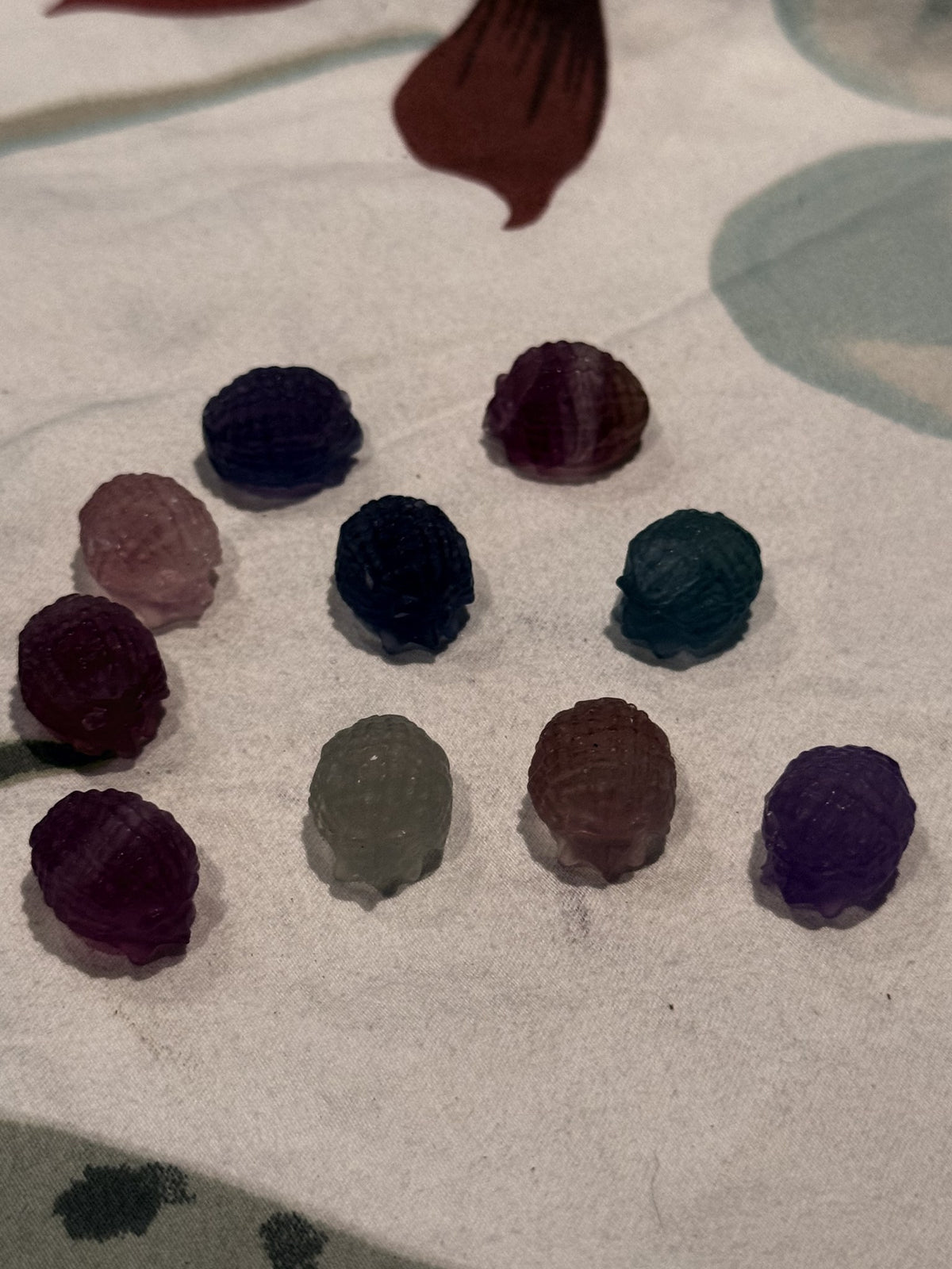 Mini Fluorite Hedgehog Carving
