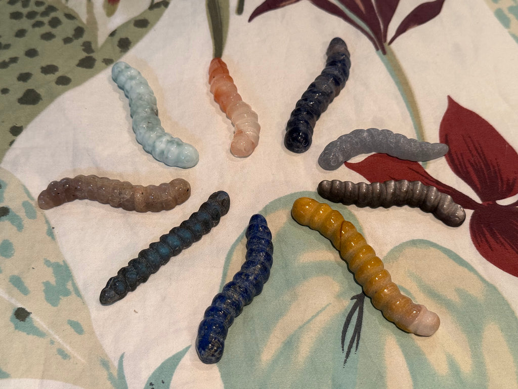 Caterpillar (mineral TBD) Carving