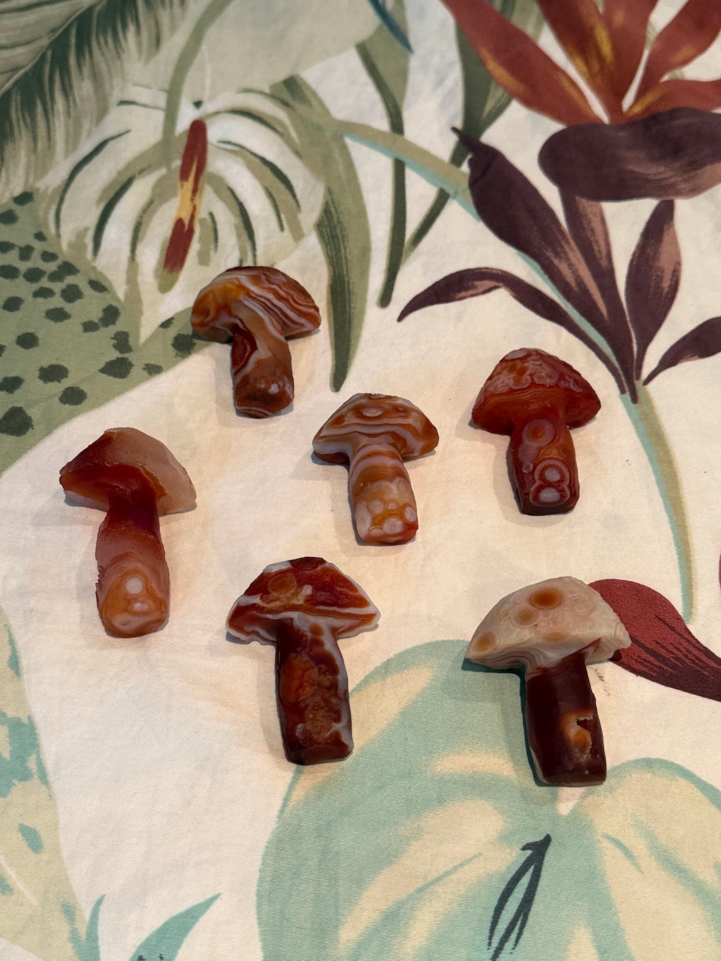 Gobi Agate Mushroom Carving