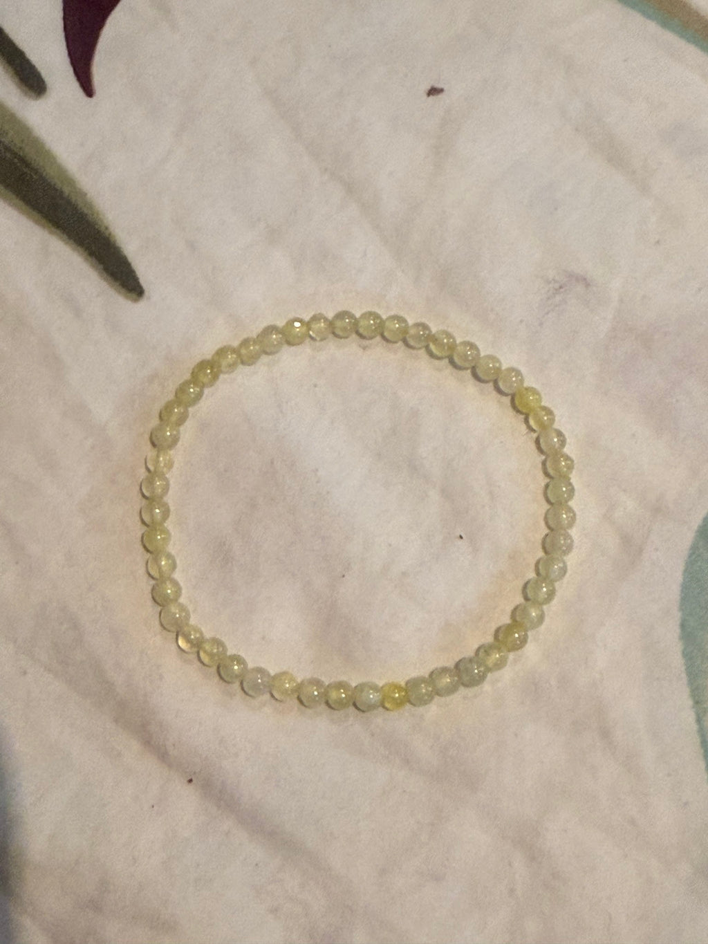 Yellow Prehnite Bracelet