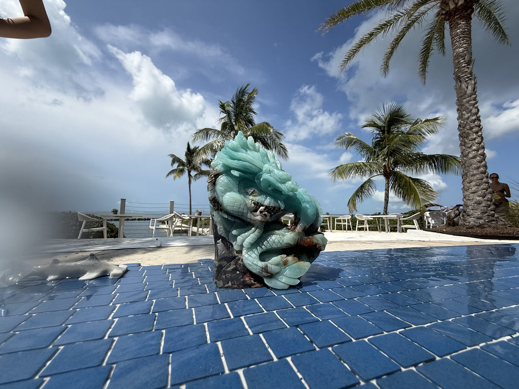 Caribbean Calcite WATER DRAGON