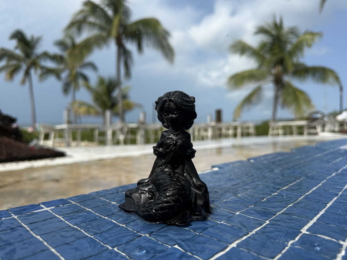 Mushroom Goddess Figure Carving