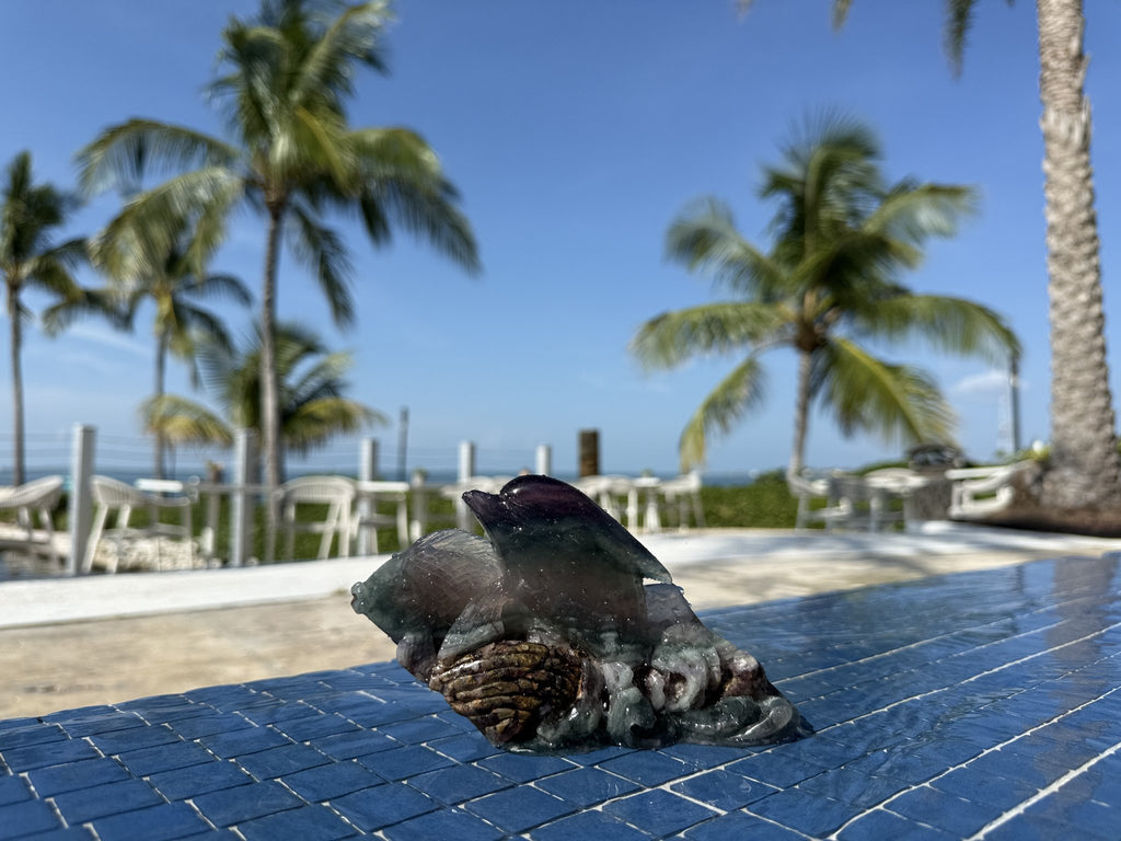 Fluorite dolphin (large)