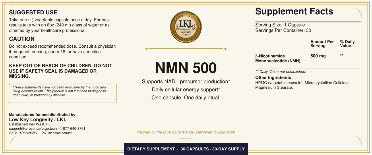 LKL NMN — Nicotinamide Mononucleotide (30-Serving Canister)