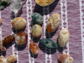 Gobi agate palm stones spread